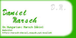 daniel marsch business card